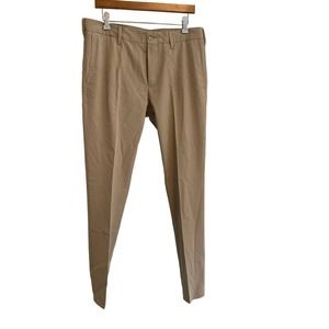Polo Ralph Lauren‎ Tan Slim Fit 100% Cotton Khakis 34" Pre-owned